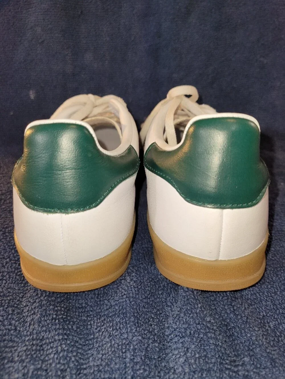 Adidas Gazelle OG Women's Size 8 White Green Black Tan Sneakers IE2957 (#2014)